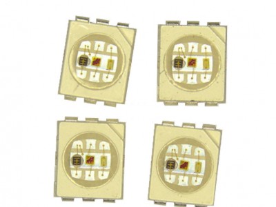 2835RGB雾状全彩灯珠0.2w三色RGY混光led四维明光电图4
