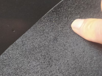 厂家供应黑色阻尼布、黑色精抛光皮、可背胶可背PET黑色精抛光皮、阻尼布图4