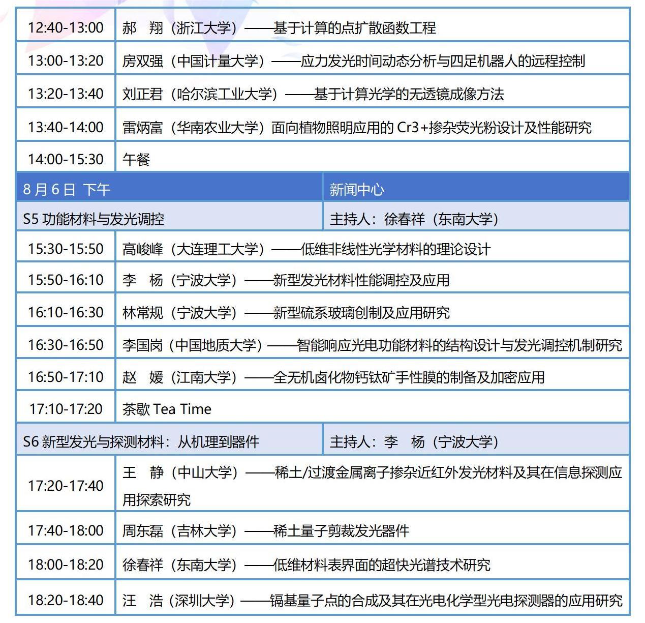 8月新疆-全国光与物质相互作用大会整体日程_03