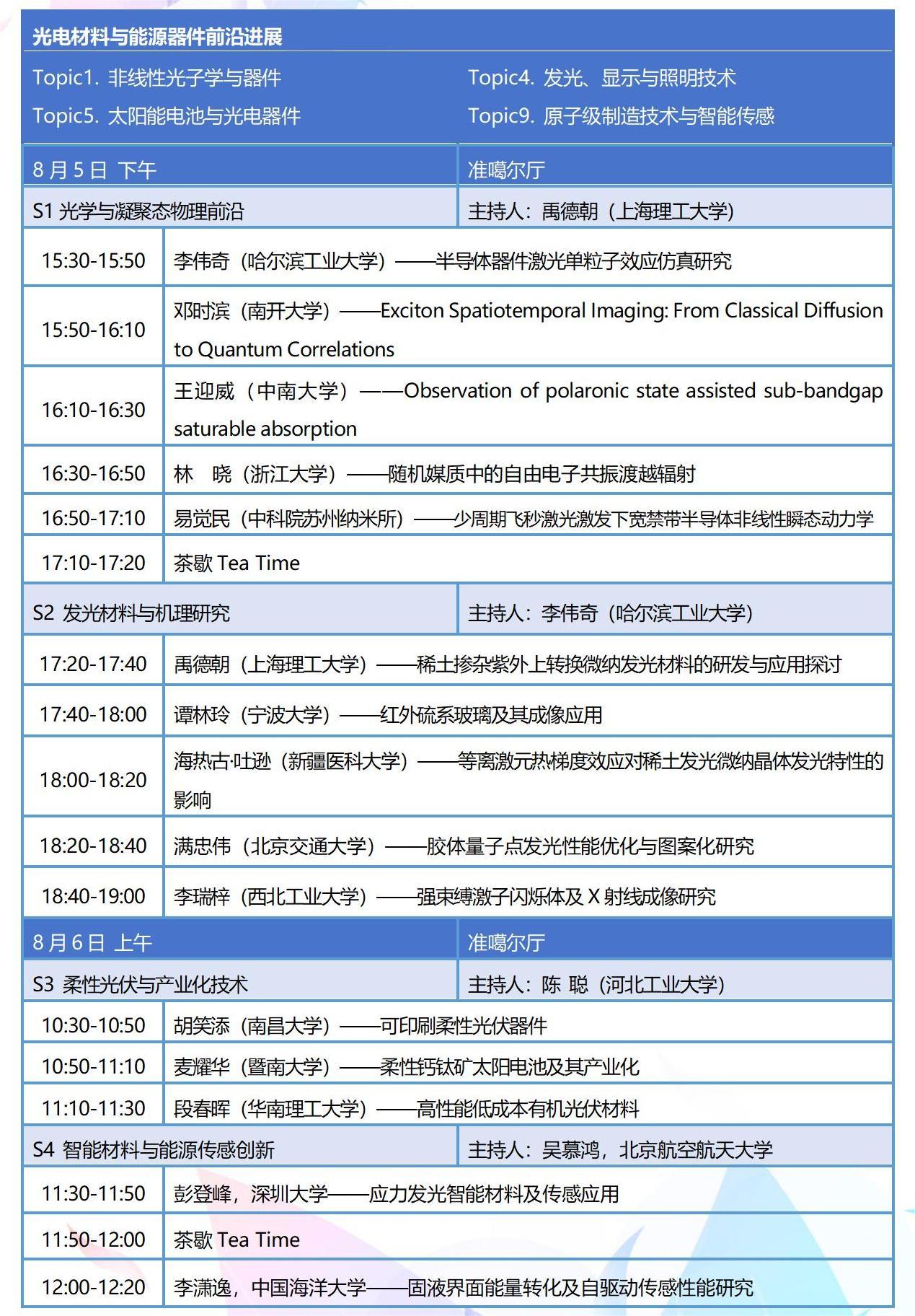 8月新疆-全国光与物质相互作用大会整体日程_06