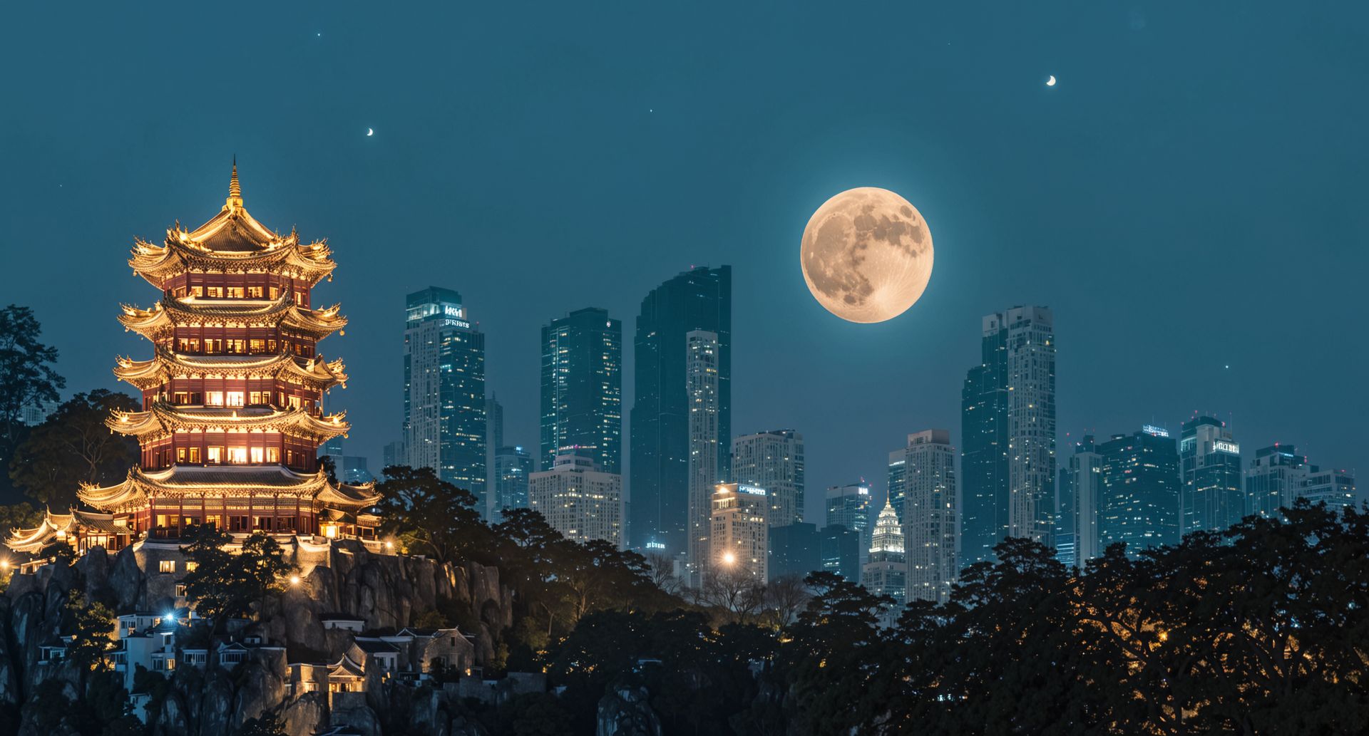 黄鹤楼 中秋节